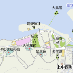 厳島神社 廿日市市 世界遺産 の地図 地図マピオン