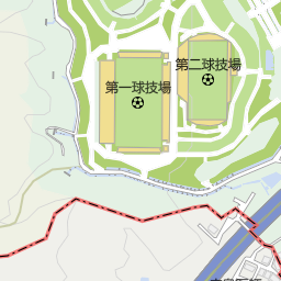 サンフレッチェ広島公式 広島広域公園 南側駐車場 広島市安佐南区 駐車場 コインパーキング の地図 地図マピオン