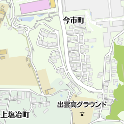 一の谷公園 出雲市 花の名所 の地図 地図マピオン