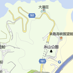 糸山公園 来島海峡展望館 今治市 展望台 ビューポイント の地図 地図マピオン 糸山公園 来島海峡展望館 今治市 展望台 ビューポイント の地図 地図マピオン
