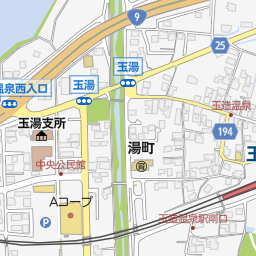 玉造温泉駅 松江市 駅 の地図 地図マピオン