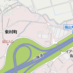 中央観光 福山市 旅行代理店 旅行会社 ツアー の地図 地図マピオン