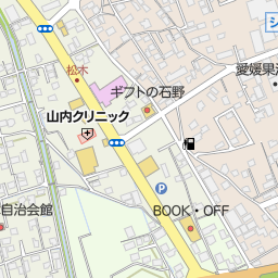 ファンキータイム 新居浜店 新居浜市 漫画喫茶 インターネットカフェ の地図 地図マピオン