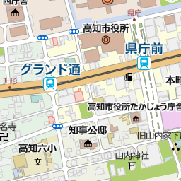 高知大丸 高知市 デパート 百貨店 の地図 地図マピオン