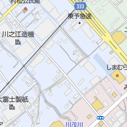 三島川之江ｉｃ 四国中央市 高速道路ic インターチェンジ の地図 地図マピオン