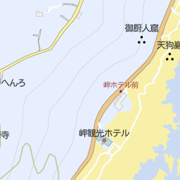 室戸岬 室戸市 渚100選 の地図 地図マピオン