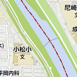 兵庫県西宮市戸崎町2の地図(34.73356110524404