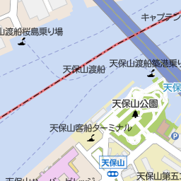 天保山ハーバービレッジ 大阪市港区 遊園地 テーマパーク の地図 地図マピオン