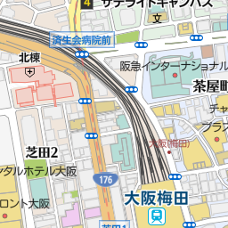 梅田芸術劇場 大阪市北区 劇場 の地図 地図マピオン