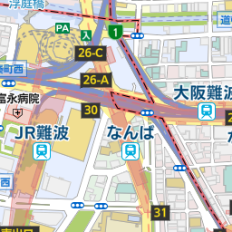 なんばパークス 大阪市浪速区 アウトレット ショッピングモール の地図 地図マピオン