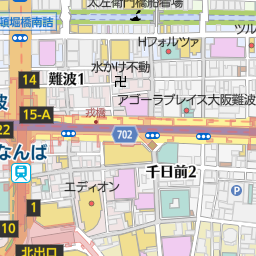 ｔｏｈｏシネマズなんば別館 大阪市中央区 映画館 の地図 地図マピオン