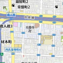 谷町四丁目駅 大阪市中央区 駅 の地図 地図マピオン