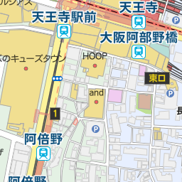 あべのハルカス近鉄本店ウイング館 大阪市阿倍野区 デパート 百貨店 の地図 地図マピオン