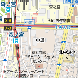 森ノ宮ピロティホール 大阪市中央区 イベント会場 の地図 地図マピオン