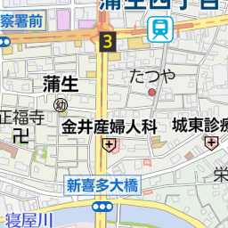 蒲生四丁目駅（大阪市城東区/駅）の地図｜地図マピオン