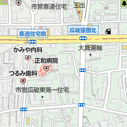 市営瓜破東第三住宅 大阪市平野区 マンション 団地 の地図 地図マピオン 市営瓜破東第三住宅 大阪市平野区 マンション 団地 の地図 地図マピオン