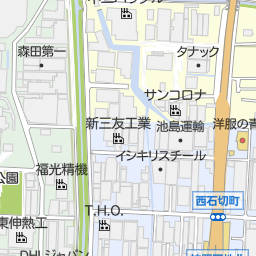 イシキリスチール株式会社 東大阪市 金属製品 の地図 地図マピオン