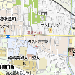 嵐山駅 京都市西京区 駅 の地図 地図マピオン