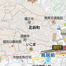 近鉄百貨店生駒店 生駒市 デパート 百貨店 の地図 地図マピオン