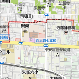 二条城 京都市中京区 世界遺産 の地図 地図マピオン