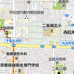 二条城 京都市中京区 世界遺産 の地図 地図マピオン