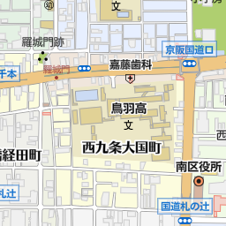 東寺駅 京都市南区 駅 の地図 地図マピオン