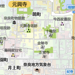 奈良公園 奈良市 公園 緑地 の地図 地図マピオン