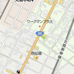 快活club 小松店 小松市 漫画喫茶 インターネットカフェ の地図 地図マピオン