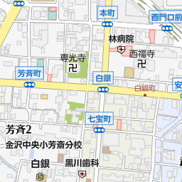 近江町市場 金沢市 アウトレット ショッピングモール の地図 地図マピオン