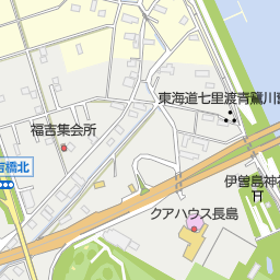 木曽川大橋 桑名郡木曽岬町 橋 トンネル の地図 地図マピオン