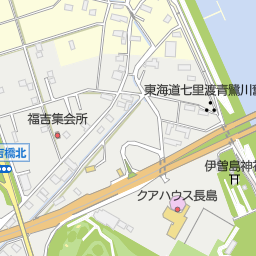 木曽川大橋 桑名郡木曽岬町 橋 トンネル の地図 地図マピオン