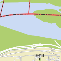 新木曽川大橋 羽島郡笠松町 橋 トンネル の地図 地図マピオン