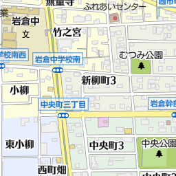大地整形外科 岩倉市 病院 の地図 地図マピオン