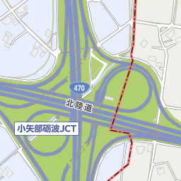 小矢部砺波ｊｃｔ 小矢部市 高速道路jct ジャンクション の地図 地図マピオン