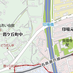 印場駅 尾張旭市 駅 の地図 地図マピオン