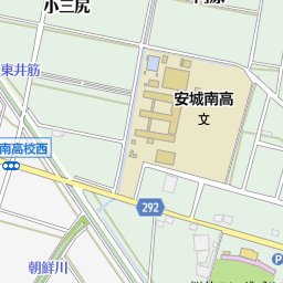 愛知県立安城特別支援学校 安城市 特別支援学校 養護学校 ろう学校 盲学校 の地図 地図マピオン