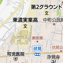 御嵩町立伏見小学校（可児郡御嵩町/小学校）の地図｜地図マピオン