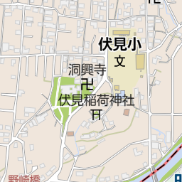 御嵩町立伏見小学校（可児郡御嵩町/小学校）の地図｜地図マピオン