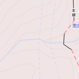 黒部峡谷 黒部市 史跡 名勝 の地図 地図マピオン