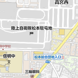 おぶー 松本市 銭湯 サウナ の地図 地図マピオン