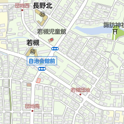 快活club長野若槻店 長野市 漫画喫茶 インターネットカフェ の地図 地図マピオン