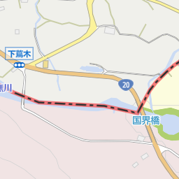 甲州街道 北杜市 道路名 の地図 地図マピオン