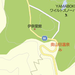 松川渓谷温泉滝の湯 上高井郡高山村 旅館 温泉宿 の地図 地図マピオン