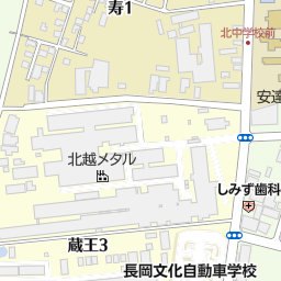 チャレンジャー北長岡店前 長岡市 バス停 の地図 地図マピオン