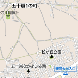 介護老人保健施設 葵の園 新潟寺尾 新潟市西区 有料老人ホーム 介護施設 の地図 地図マピオン