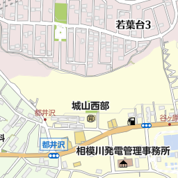 都井沢トンネル 相模原市緑区 橋 トンネル の地図 地図マピオン