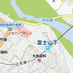 富士山下駅 桐生市 駅 の地図 地図マピオン