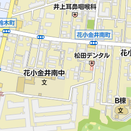 ジル 花小金井 Jill 小平市 美容院 美容室 床屋 の地図 地図マピオン