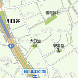 桶川北本ｉｃ 桶川市 高速道路ic インターチェンジ の地図 地図マピオン