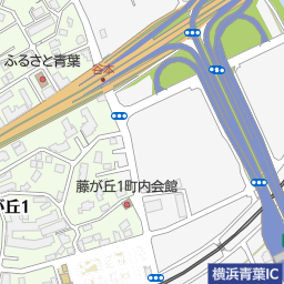 横浜青葉ｉｃ 横浜市青葉区 高速道路ic インターチェンジ の地図 地図マピオン